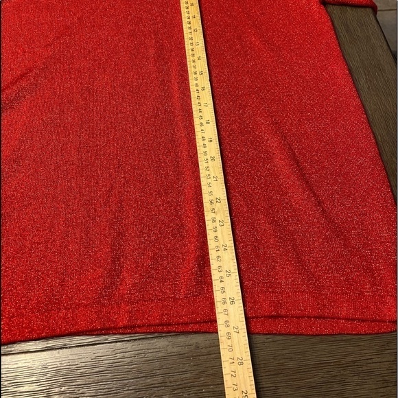 Baxter & Wells  Pull over 3/4 sleeve  Sweater Red Knit Acrylic
Plus size… - Picture 6 of 7